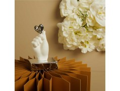 Mano in gesso Argento di Claraluna