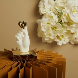 Mano in gesso Oro di Claraluna