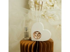 Profumatore a Cuore con Mappamondo oro rosa