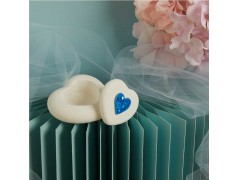 Bomboniera Cuore portagioie Azzurro