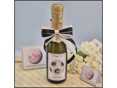 Mini Bottiglie di prosecco con etichetta da Calcio