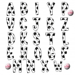 Alfabeto Calcio per bomboniere