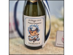 Bottiglie di prosecco con Capibara Calciatore