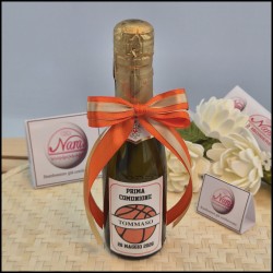 Mini Bottiglie di prosecco con etichetta a Tema Basket
