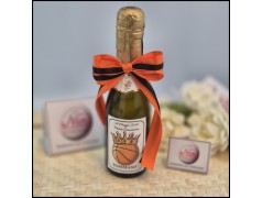 Mini Bottiglie di prosecco con etichetta con Palla da Basket
