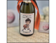 Prosecco Maschio Tema Basket con Giocatore e nome personalizzato