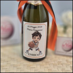 Prosecco Maschio Tema Basket con Giocatore e nome personalizzato