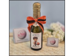 Mini Prosecco personalizzato a Tema Basket con Giocatore