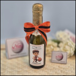 Mini Prosecco personalizzato a Tema Basket con Giocatore