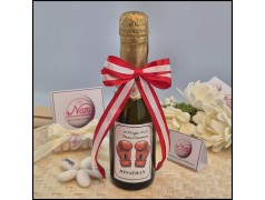 Mini Bottiglie di prosecco a tema Pugilato