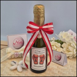 Mini Bottiglie di prosecco a tema Pugilato
