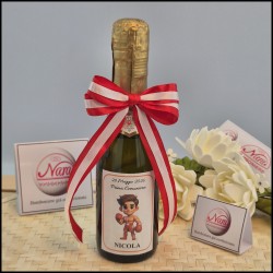 Mini Bottiglie di prosecco con Pugile Bambino