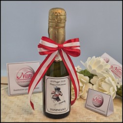 Bomboniera pensionato Ciclismo Bottigliette personalizzate