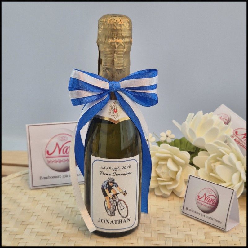 Bomboniere Prosecco a tema Cilcismo