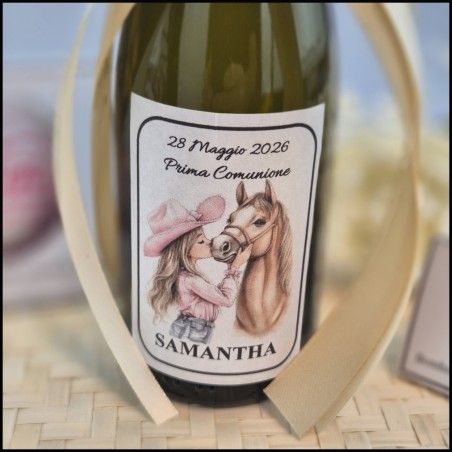 Bomboniere Mini Prosecco a Tema Cavallo