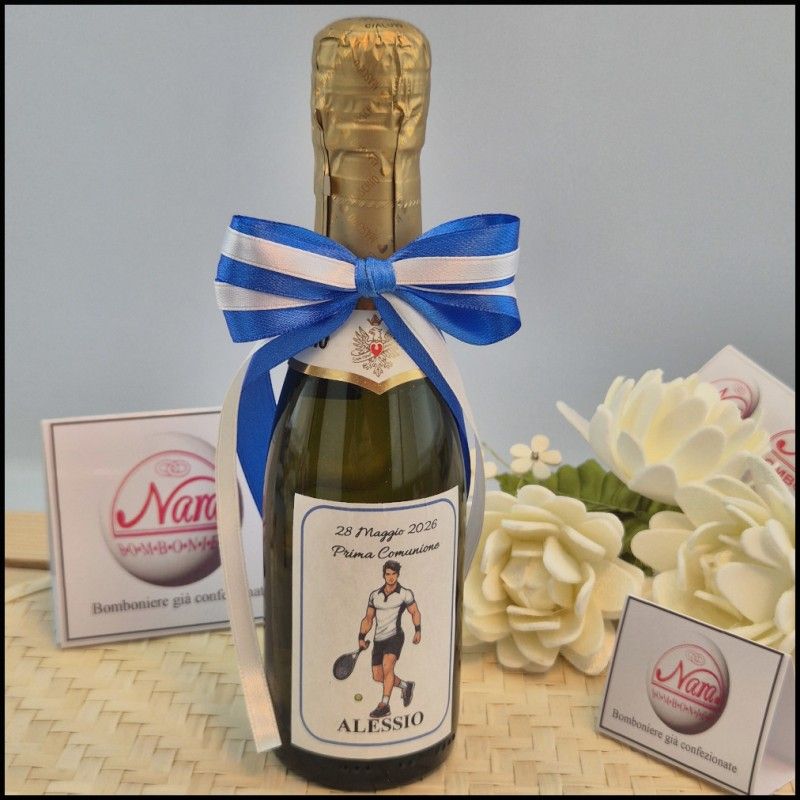 Mini Bomboniere Prosecco a tema Tennis