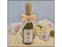 Mini Bomboniere Prosecco Con Bimbo che fa la comunione