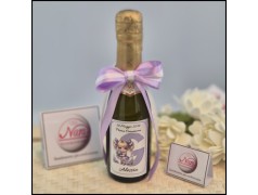 Mini Bomboniere di Prosecco Con Alfabeto per Bambine