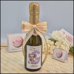 Mini Bomboniere di Prosecco Con Alfabeto per Bambine