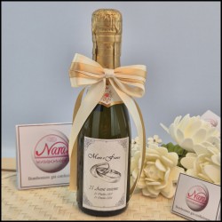 Mini Bomboniere di Prosecco per 25° anniversario
