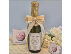 Mini Bottiglie di Prosecco per 25° anniversario