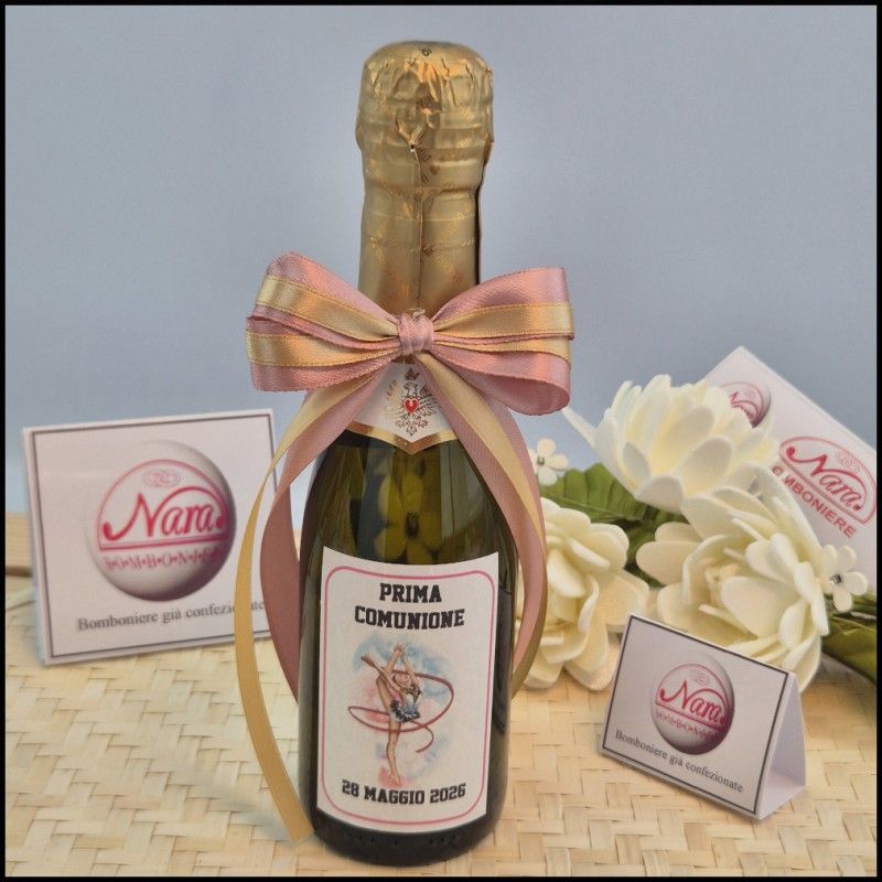 Mini Bottiglie di Prosecco a tema Ginnastica artistica