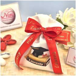 Sacchettino Bomboniera Con simbolo della Laurea