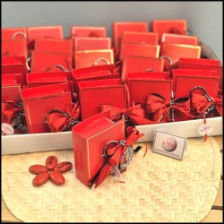 Portachiavi corona alloro da Laurea su scatolina