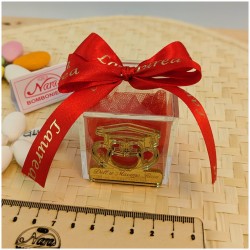 Scatolina Plexiglas da Laurea con gufetto personalizzata