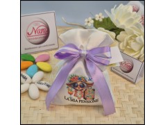 Bomboniera Pensione Infermiera Sacchettino Vacanza