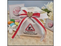 Bomboniera Pensione Lavoratore Cuore personalizzato