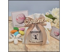 Sacchettino Portaconfetti con traguardo