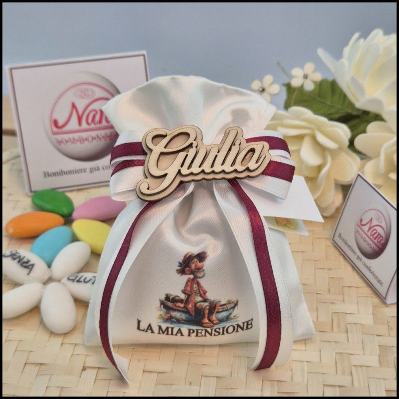 Bomboniera pensione pescatore personalizzata