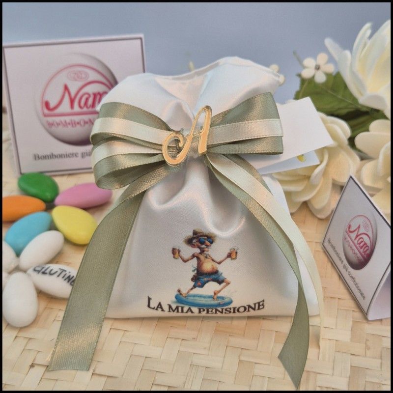 Bomboniera Pensione Tempo Mare sacchettino