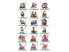 Grafiche per bottigliette di prosecco