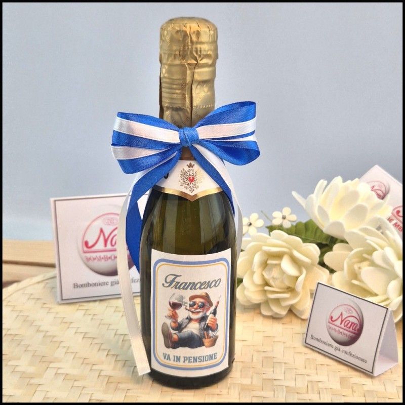 Bomboniera Pensione Medico Prosecco personalizzato