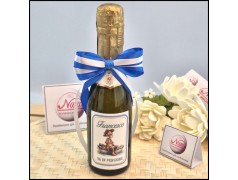 Mini prosecco con Pensionato a pesca in barca