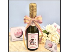 Bomboniera Pensione Commessa Prosecco personalizzato
