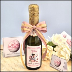 Bomboniera Pensione Commessa Prosecco personalizzato