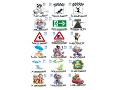 Grafiche per bottigliette di prosecco