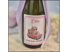 Bomboniera Pensione prosecco tema Viaggio personalizzato