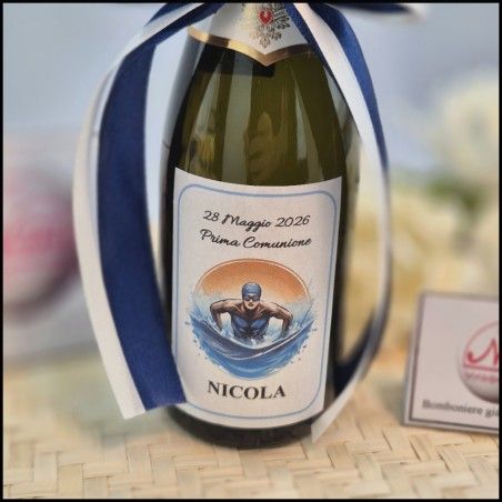 Mini Bottigliette di prosecco con Nuotatore