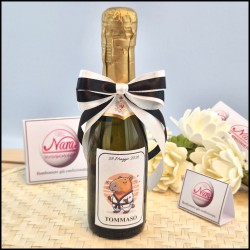 Mini Bottiglie di prosecco con Kapibara Karateca