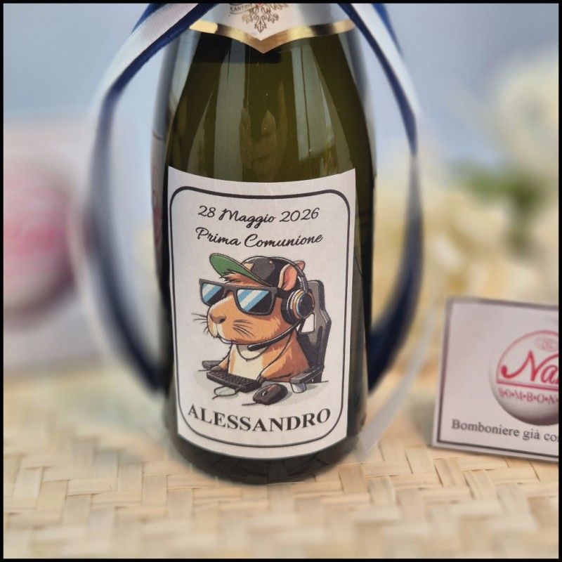 Mini Bottiglie di prosecco Capibara Gamers