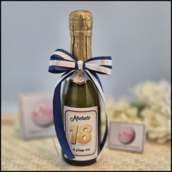 Mini Bottiglie di prosecco personalizzate per 18 Compleanno