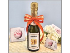 Mini Bottiglie di prosecco personalizzate per 90 Compleanno