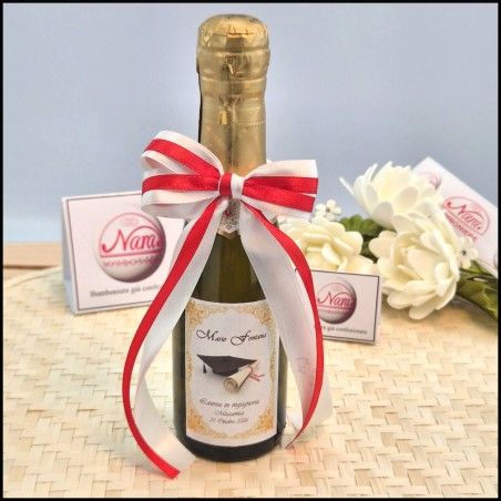 Mini Bomboniere Prosecco per Laurea personalizzate