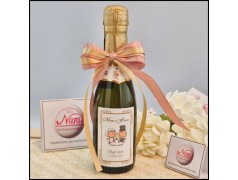 Bomboniere mini Prosecco con Sposini simpatici