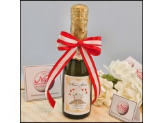 Bomboniere mini Prosecco con Sposini su Macchinina