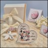 Bomboniera Matrimonio Profumatore a cuore a tema Minnie e Topolino